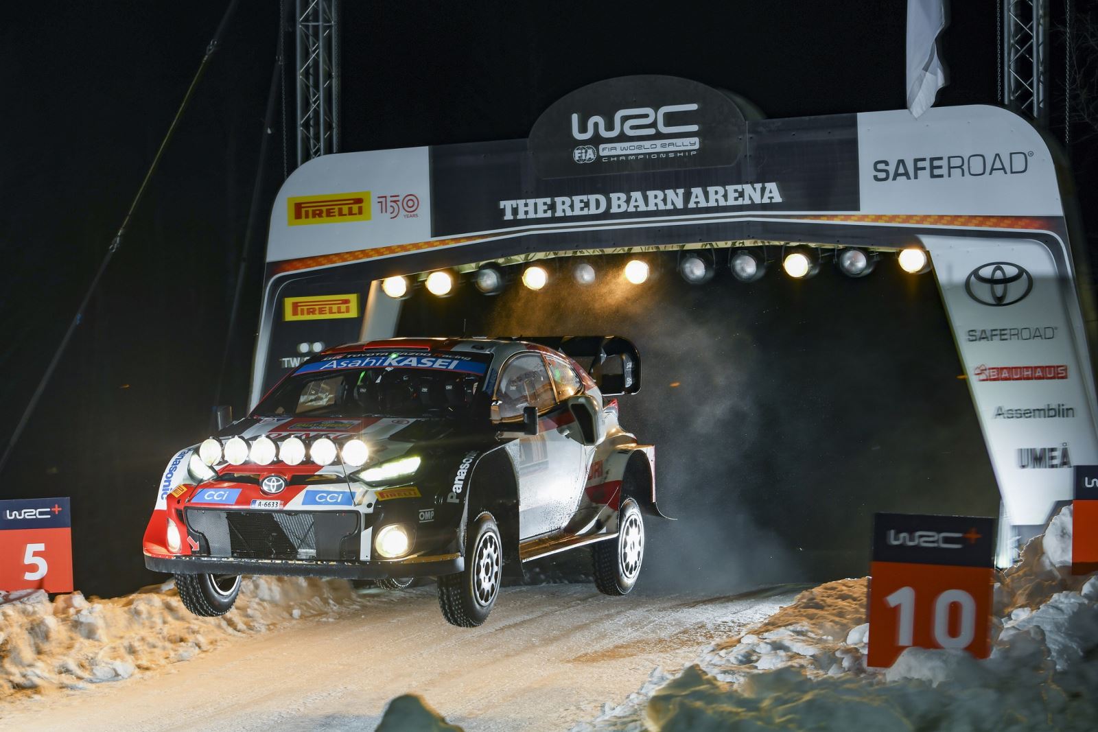 GAZOO Racing celebrates victory in Rally Sweden