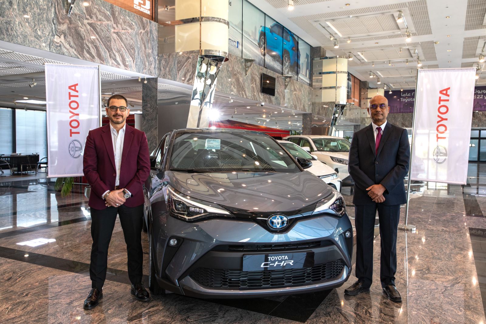 شركة عبد الله عبد الغنى وإخوانه تحتفل بأول تدشين رقمى من خلال اطلاق السيارة الجديدة كليا تويوتا C-HR 2020 الهايبرد